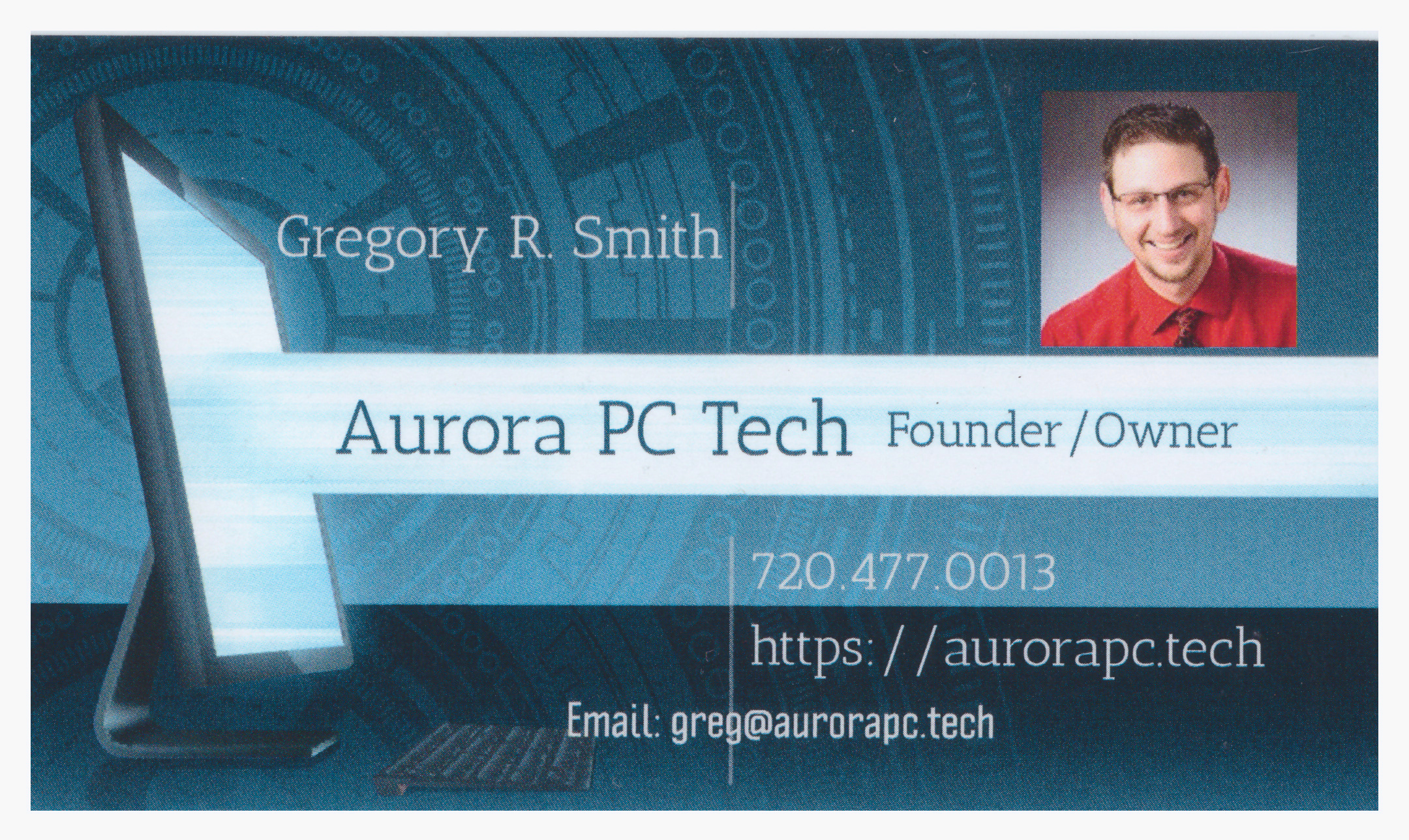 Greg Smith Front Business Card